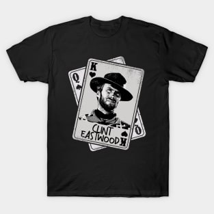 Retro Clint Eastwood Card Style T-Shirt